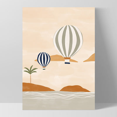 Up in the Air - Art Print by Ivy Green Illustrations, Poster, Stretched Canvas, or Framed Wall Art Print, shown as a stretched canvas or poster without a frame