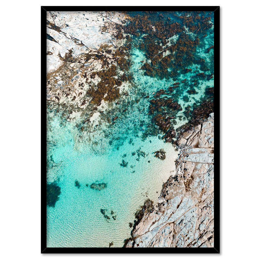 Crayfish Bay VIC II - Art Print by Beau Micheli, Poster, Stretched Canvas, or Framed Wall Art Print, shown in a black frame