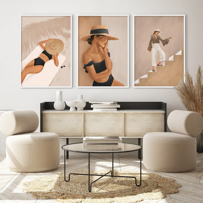 That Special Someone- Art Print by CityArt, Poster, Stretched Canvas or Framed Wall Art, shown framed in a home interior space