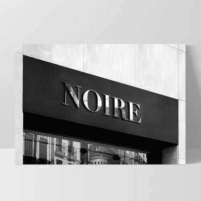Niore Entrance Landscape B&W - Art Print, Poster, Stretched Canvas, or Framed Wall Art Print, shown as a stretched canvas or poster without a frame
