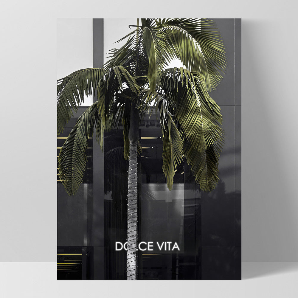 Dolce Vita Rodeo Drive - Art Print, Poster, Stretched Canvas, or Framed Wall Art Print, shown as a stretched canvas or poster without a frame