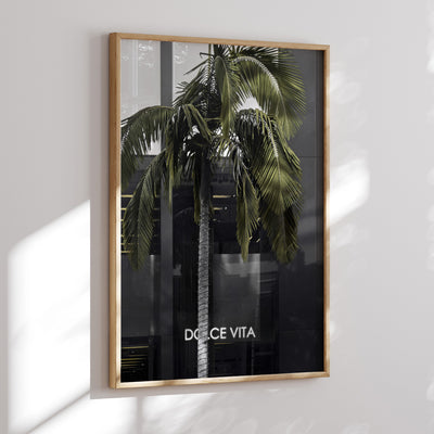 Dolce Vita Rodeo Drive - Art Print, Poster, Stretched Canvas or Framed Wall Art Prints, shown framed in a room