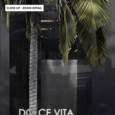 Dolce Vita Rodeo Drive - Art Print, Poster, Stretched Canvas or Framed Wall Art, Close up View of Print Resolution
