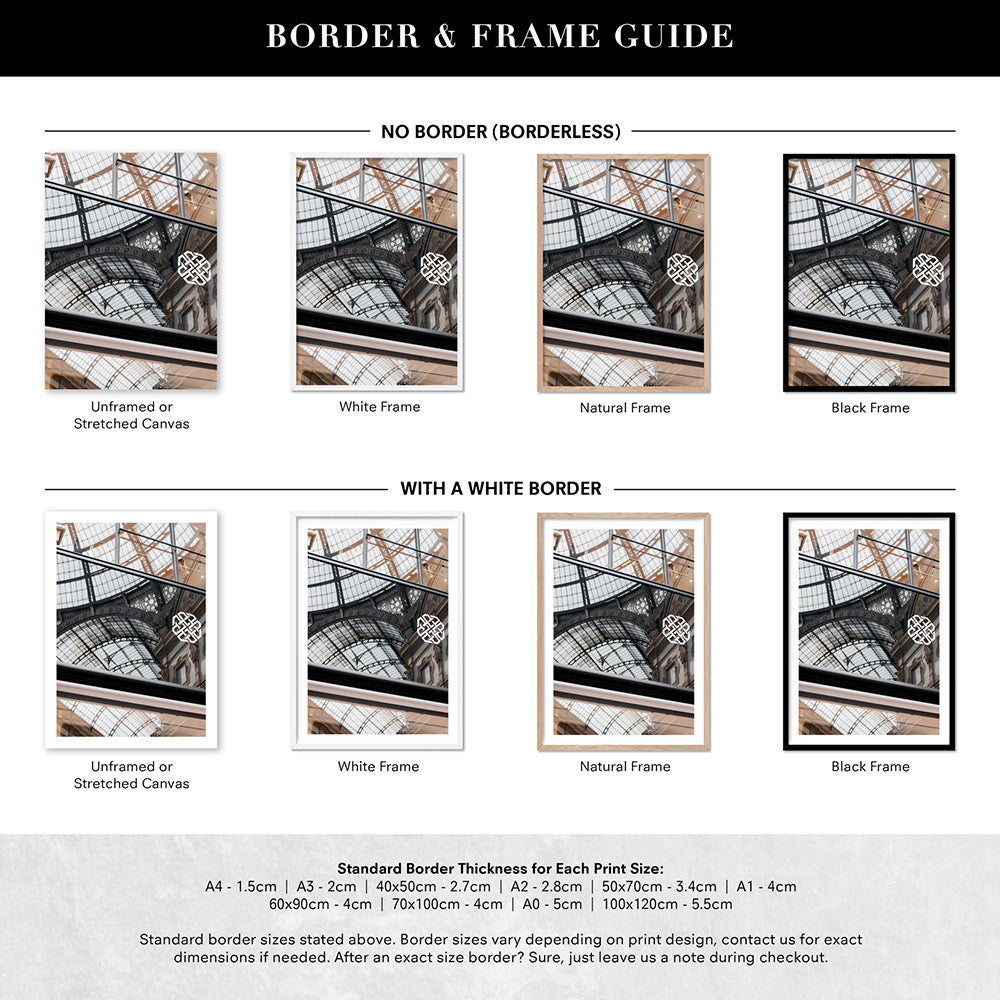 Luxe Reflections II - Art Print, Poster, Stretched Canvas or Framed Wall Art, Showing White , Black, Natural Frame Colours, No Frame (Unframed) or Stretched Canvas, and With or Without White Borders
