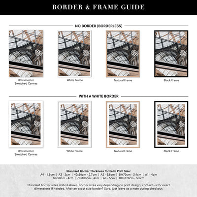 Luxe Reflections II - Art Print, Poster, Stretched Canvas or Framed Wall Art, Showing White , Black, Natural Frame Colours, No Frame (Unframed) or Stretched Canvas, and With or Without White Borders