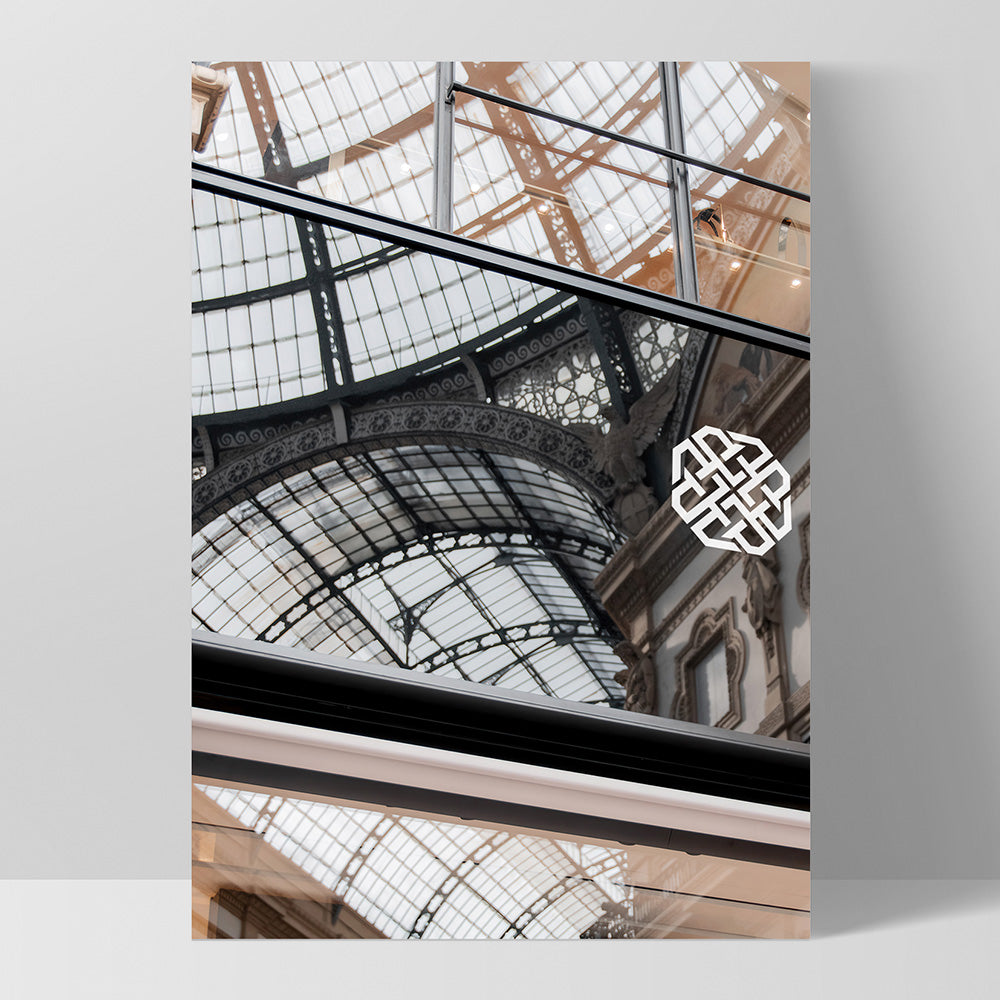 Luxe Reflections II - Art Print, Poster, Stretched Canvas, or Framed Wall Art Print, shown as a stretched canvas or poster without a frame