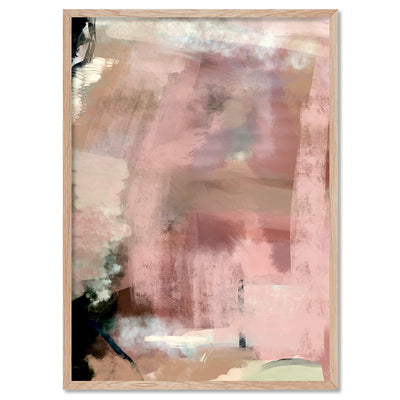 Tide - Art Print by Nicole Schafter, Poster, Stretched Canvas, or Framed Wall Art Print, shown in a natural timber frame