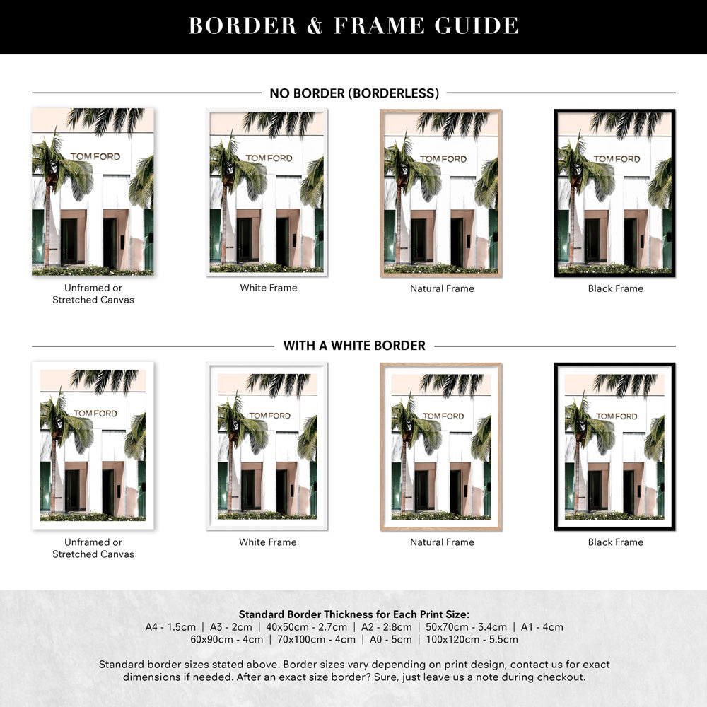 Tom Ford Rodeo Drive Store Tom Ford Store Rodeo Drive Poster. Designer Wall Art Print – Print and ...